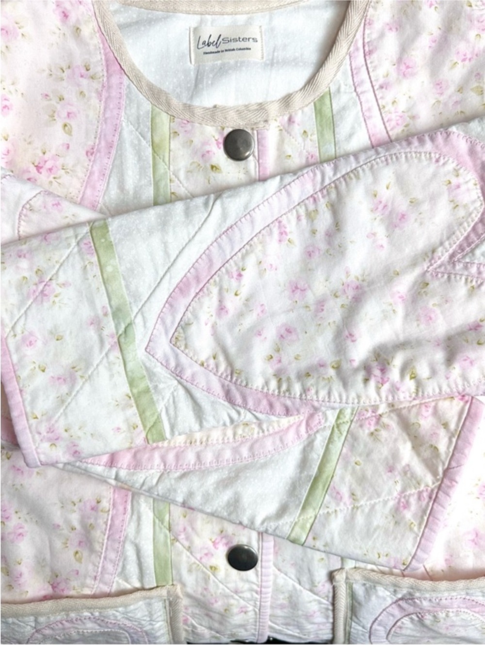 Handmade Upcycled Quilt Jacket - Picture 5 of 10